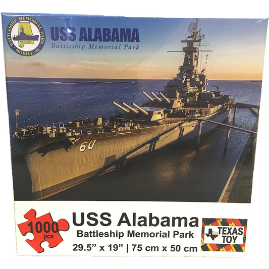 USS Alabama Battleship - 1000 Piece - 2mm