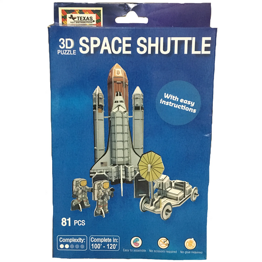 Space Shuttle 3D NASA Puzzle (81 Pcs)