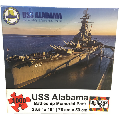 USS Alabama Battleship - 1000 Piece - 2mm