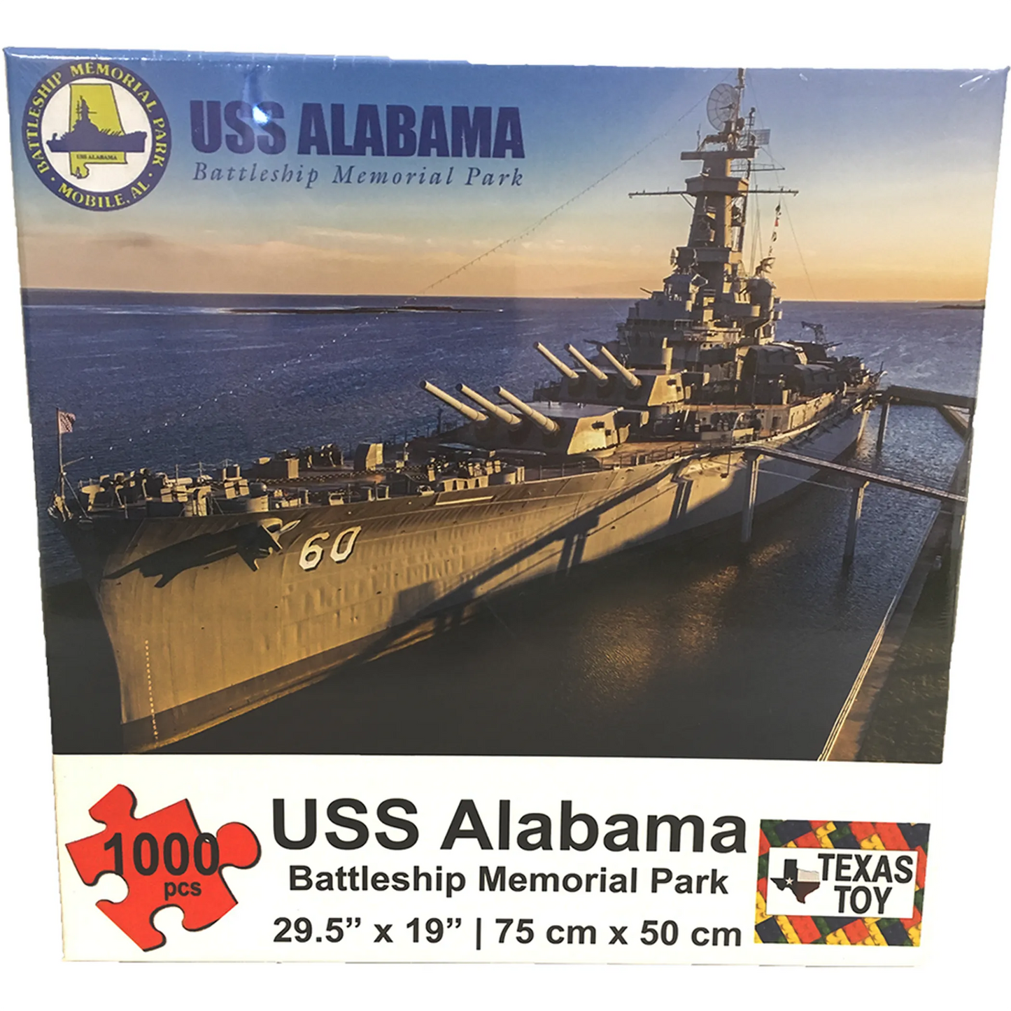 USS Alabama Battleship - 1000 Piece - 2mm