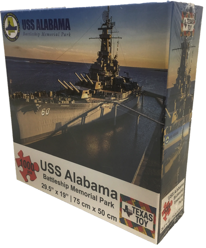 USS Alabama Battleship - 1000 Piece - 2mm