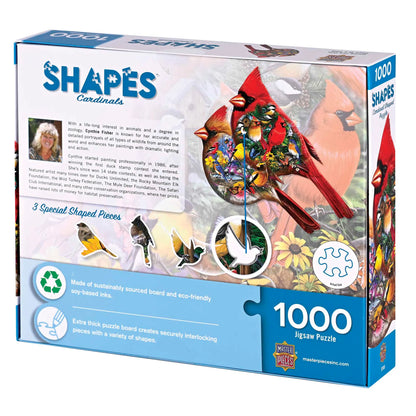 Cardinal Shaped - 1000 Piece