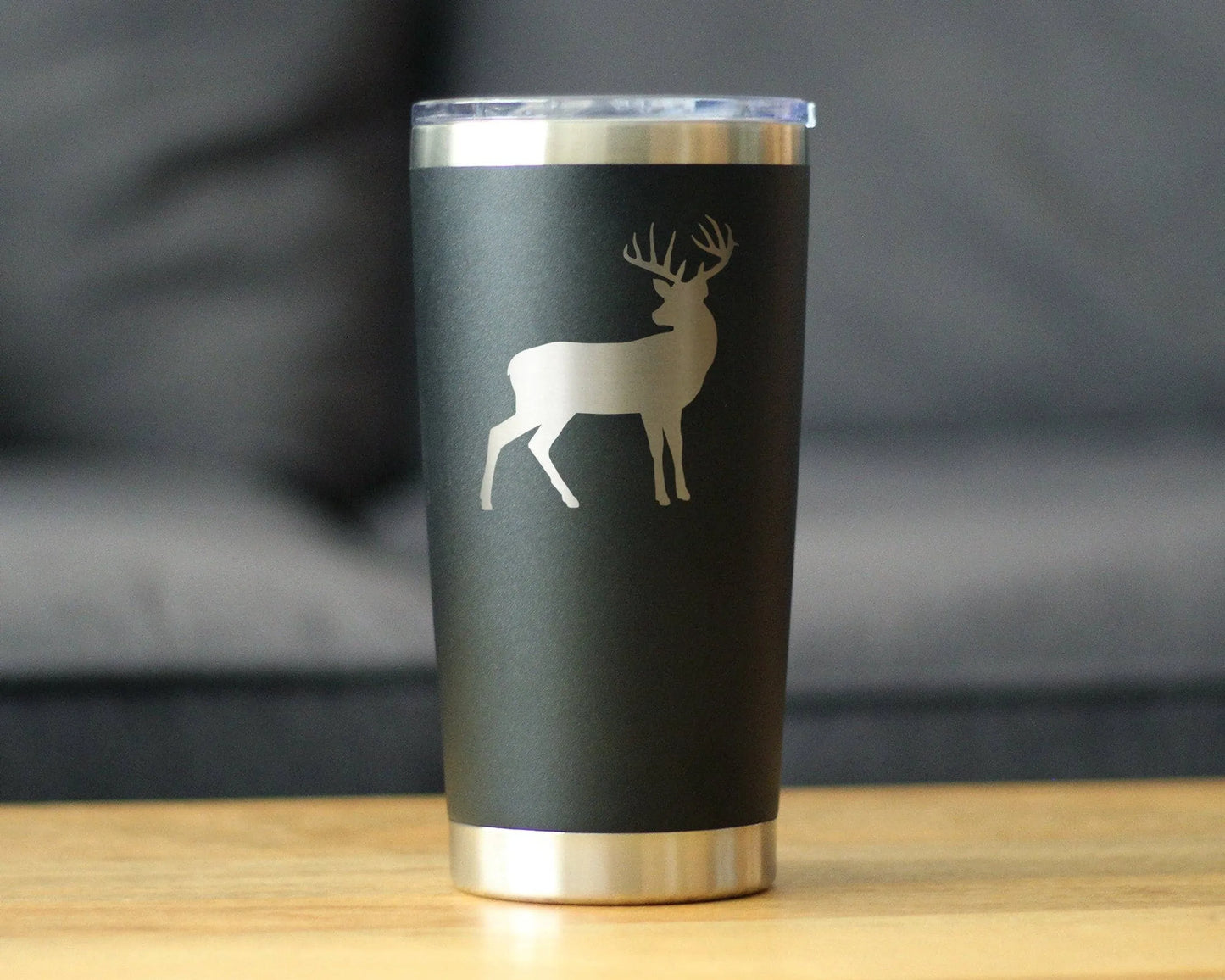 Deer Insulated Travel Tumbler - Rustic Cabin Gifts
