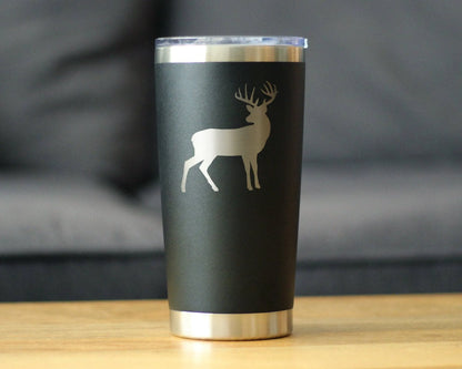 Deer Insulated Travel Tumbler - Rustic Cabin Gifts