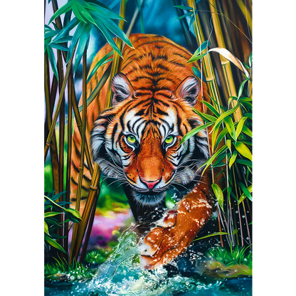 Grasping Tiger - 1000 Piece