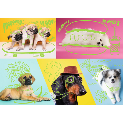 Far out Dogs - 1000 Piece