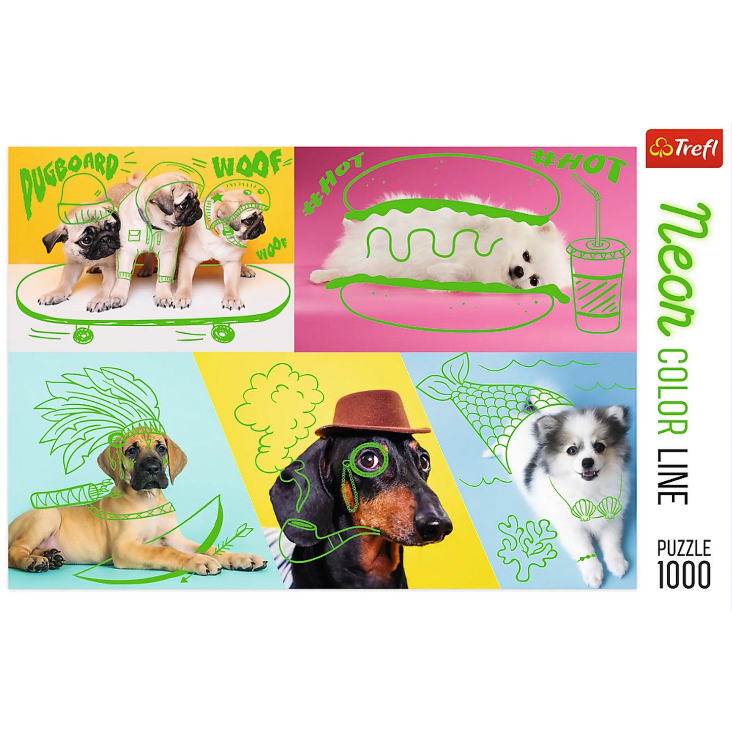 Far out Dogs - 1000 Piece