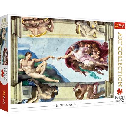 'Creation of Adam' - by Michelangelo - 1000 Piece