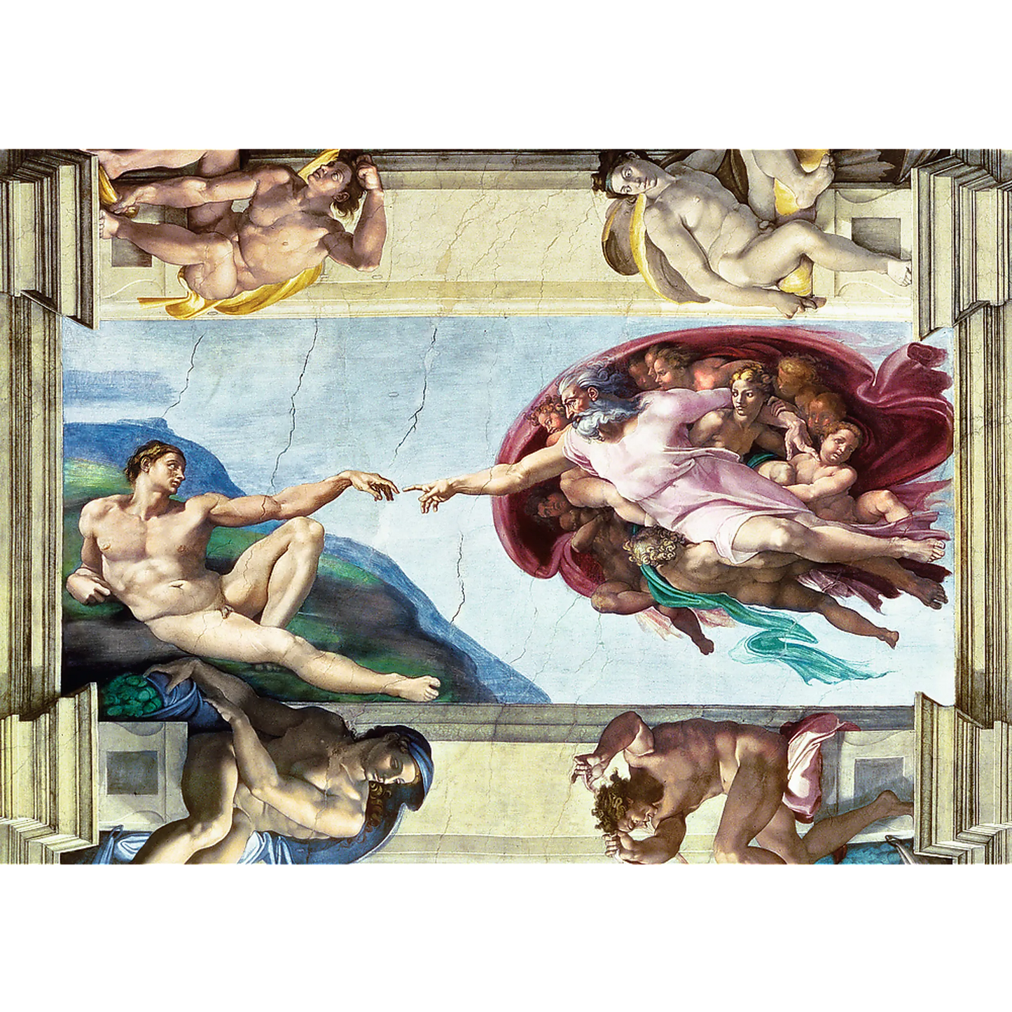'Creation of Adam' - by Michelangelo - 1000 Piece