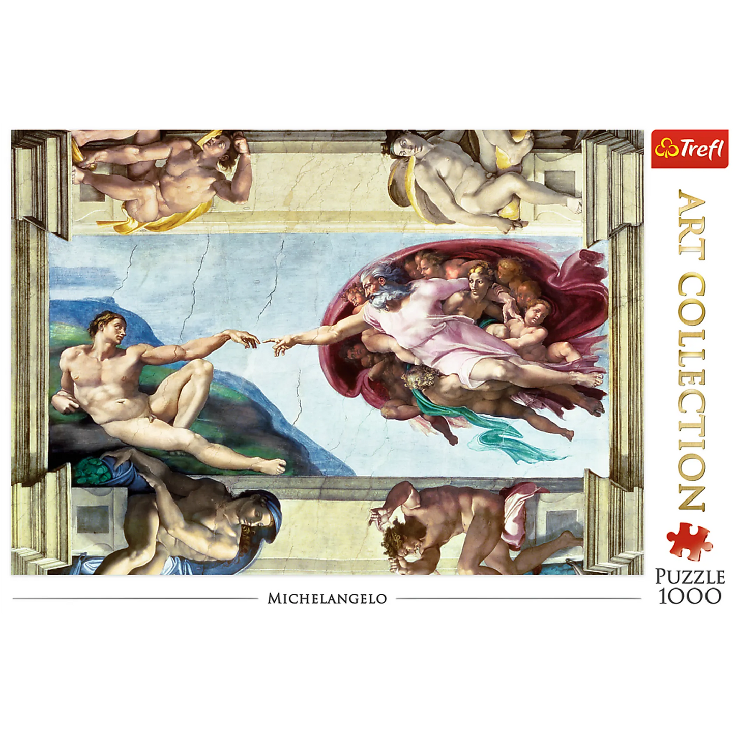 'Creation of Adam' - by Michelangelo - 1000 Piece
