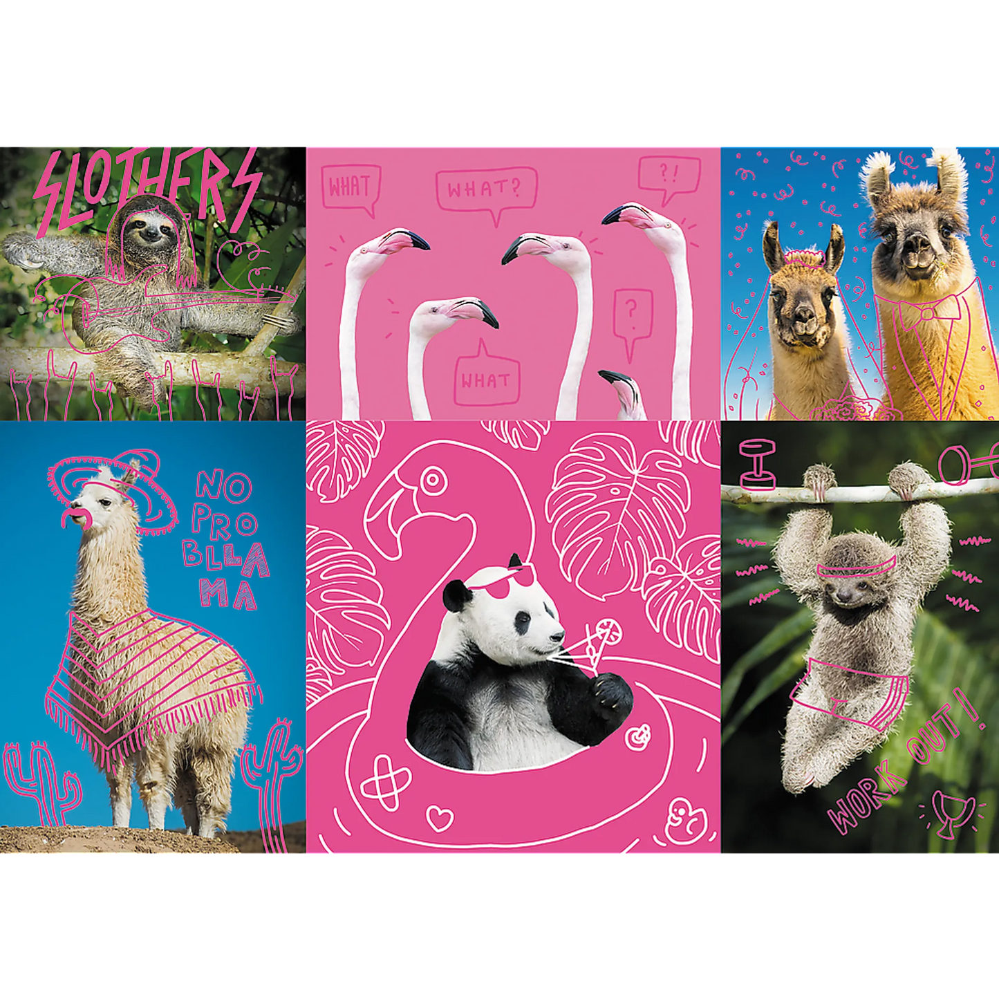 Crazy Animals - 1000 Piece