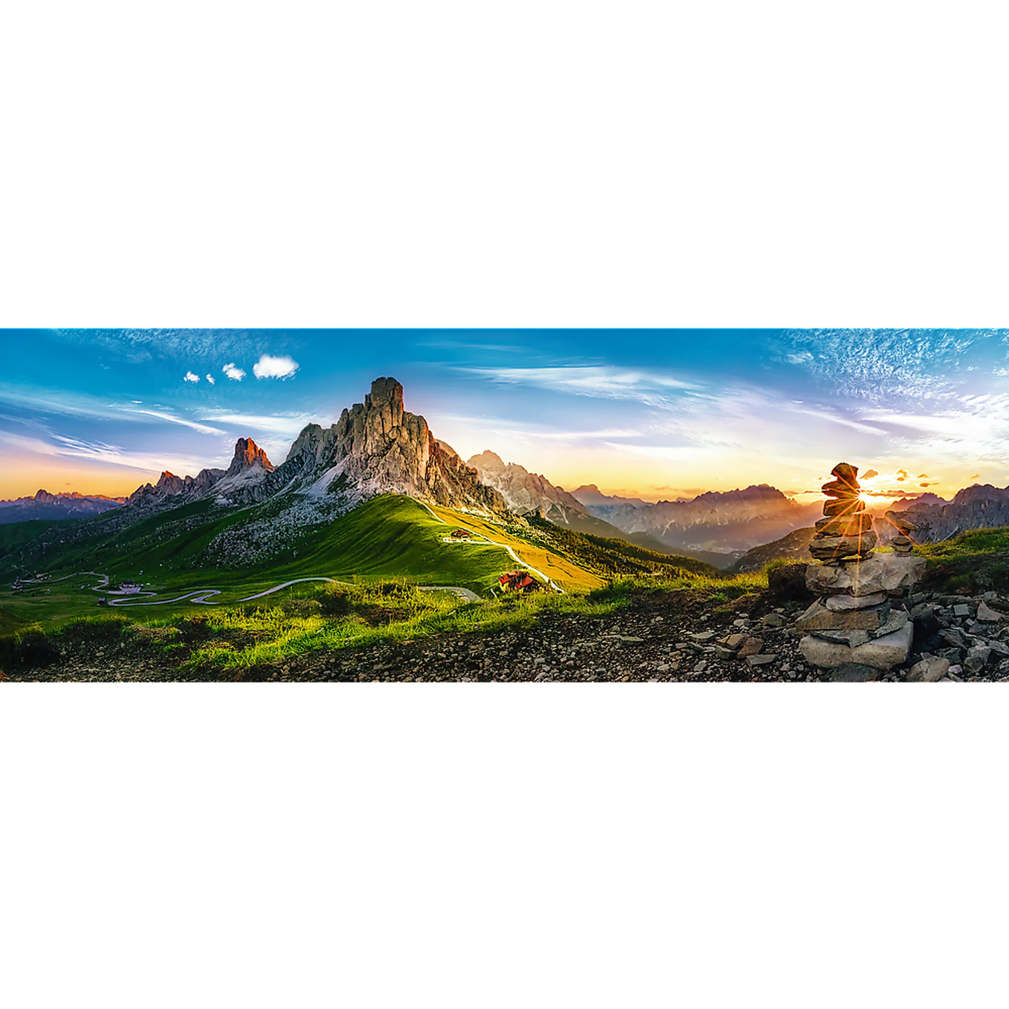 Passo di Giau, Dolomites - Panorama 1000 Piece