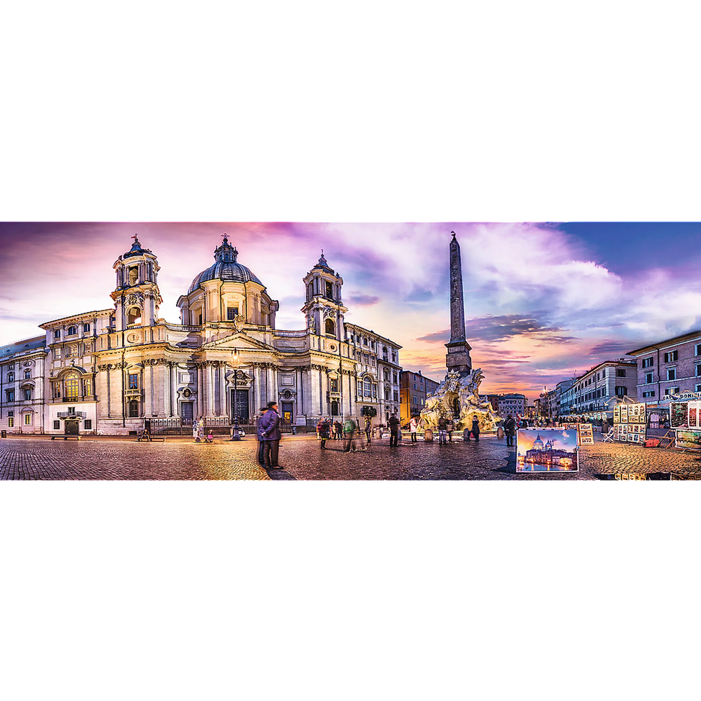 Piazza Navona, Rome - Panorama 500 Piece