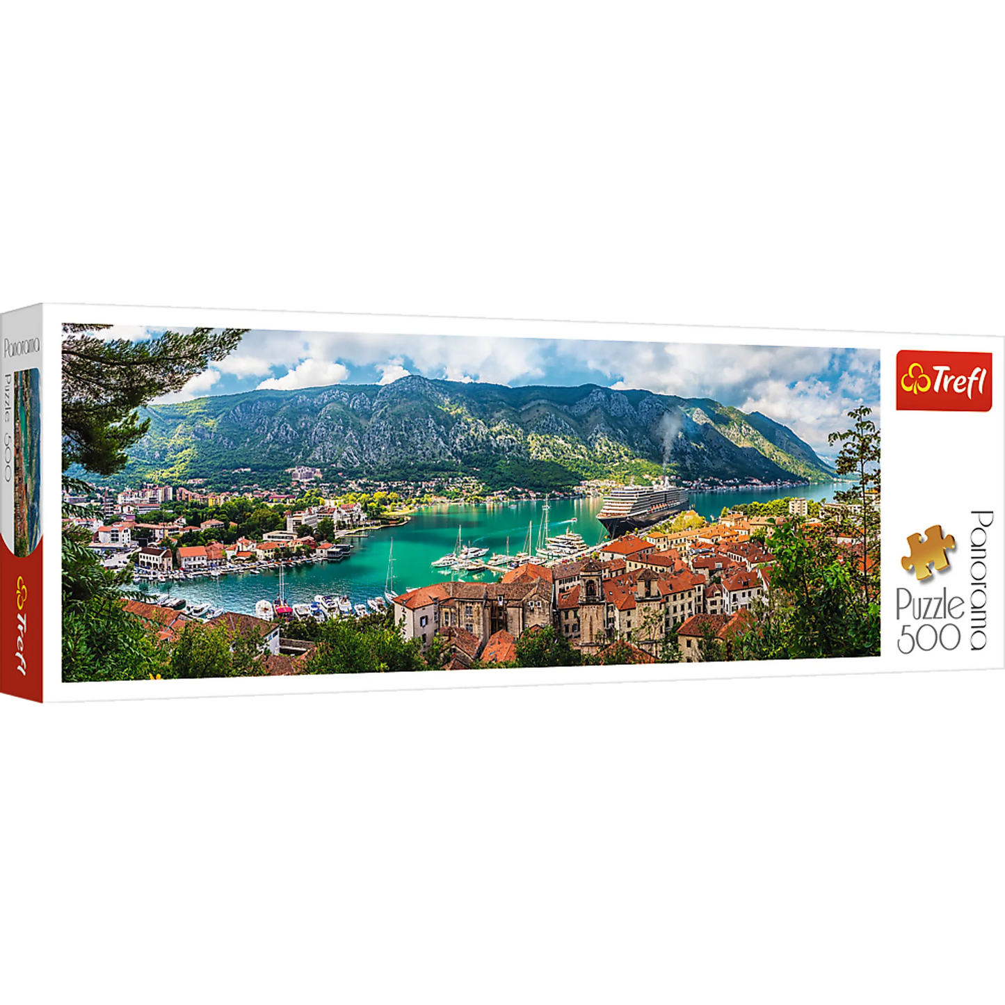 Lovely panoramic picture of Kotor - Panorama 500 piece