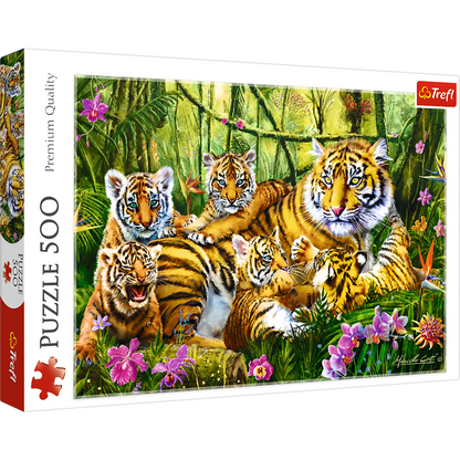 Family of Tigers - 500 Piece