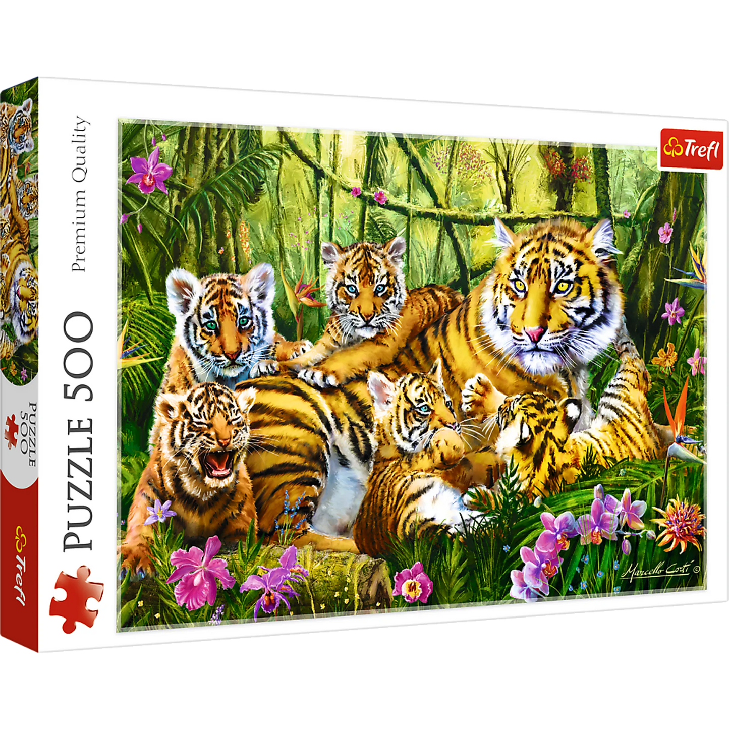 Family of Tigers - 500 Piece