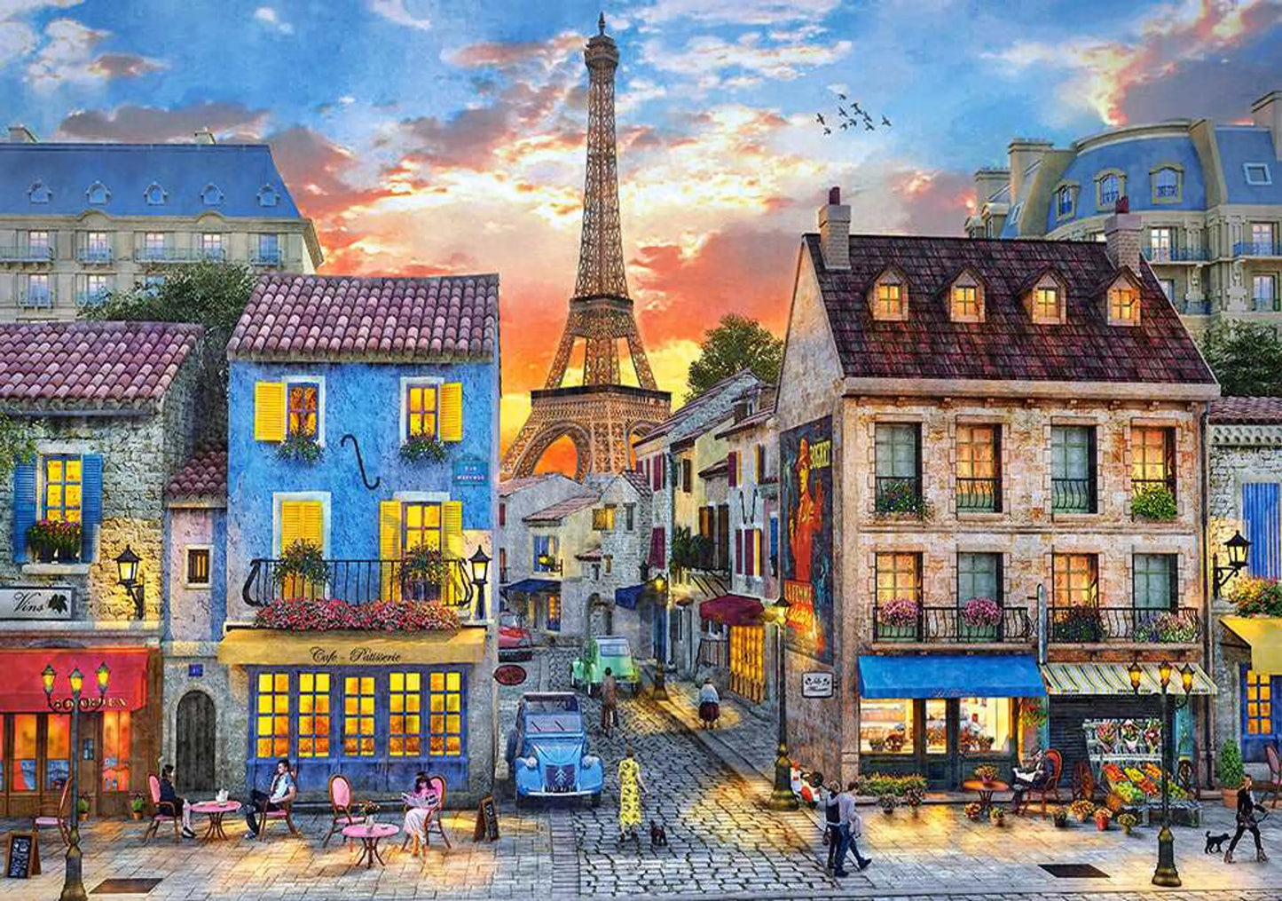 Streets of Paris - 500 Piece