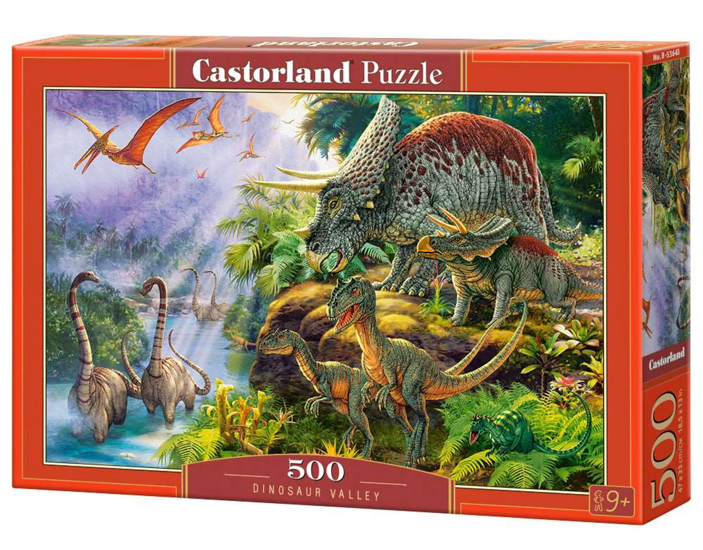 Compilation of prehistoric dinosaurs - 500 Piece