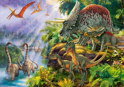 Compilation of prehistoric dinosaurs - 500 Piece