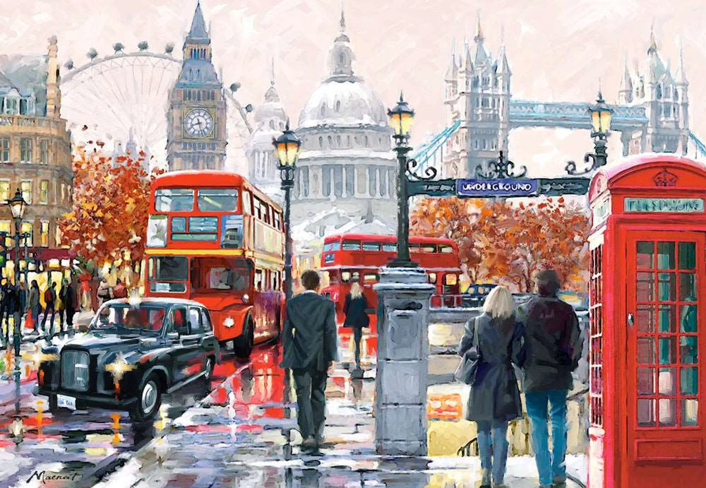 London Collage -  1000 Piece