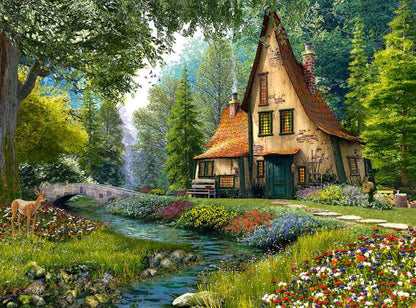 Toadstool Cottage - 2000 Piece