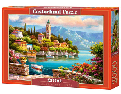 Painting of an Italian Village - 2000 Piece