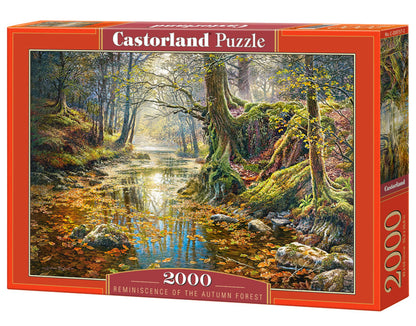 Autumn Forest with River - 2000 Piece