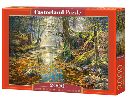 Autumn Forest with River - 2000 Piece