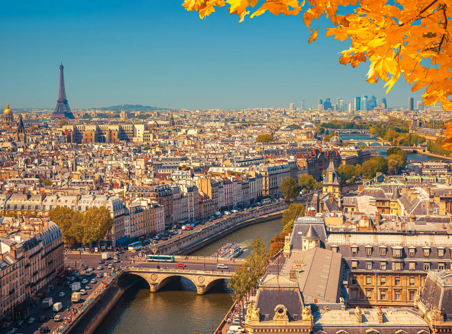Paris Cityscape-Eiffel Tower in background - 2000 Piece