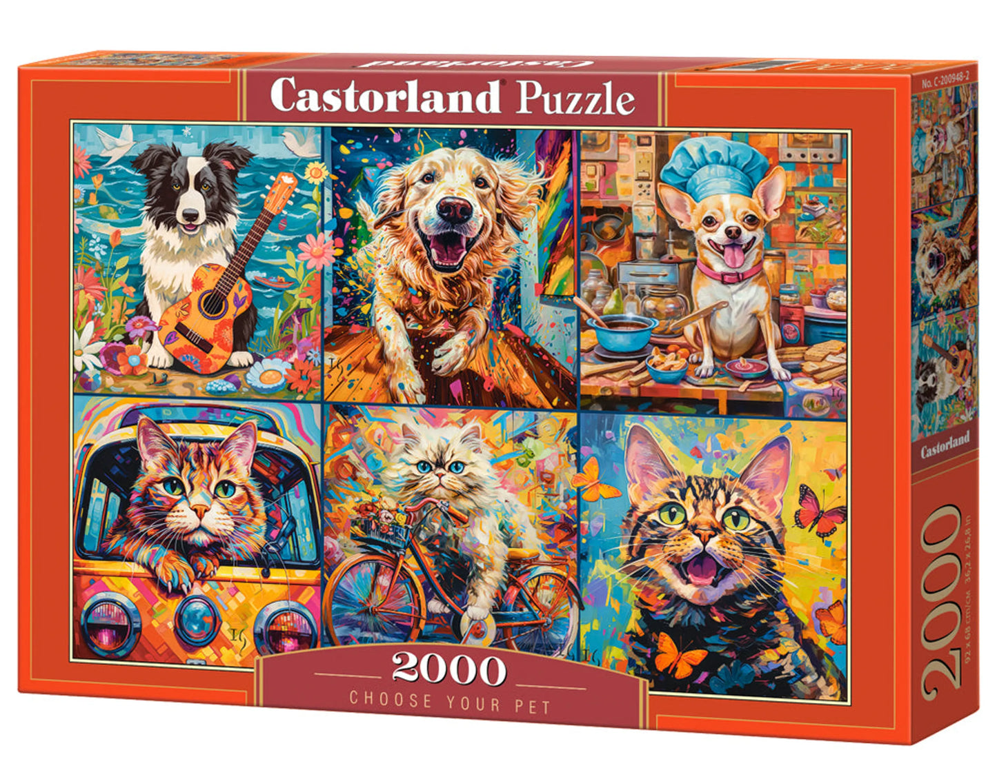 Various animals - Different Hobbies - 2000 Piece