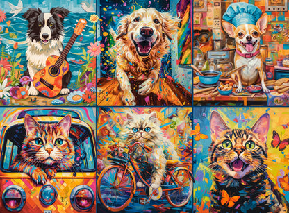 Various animals - Different Hobbies - 2000 Piece